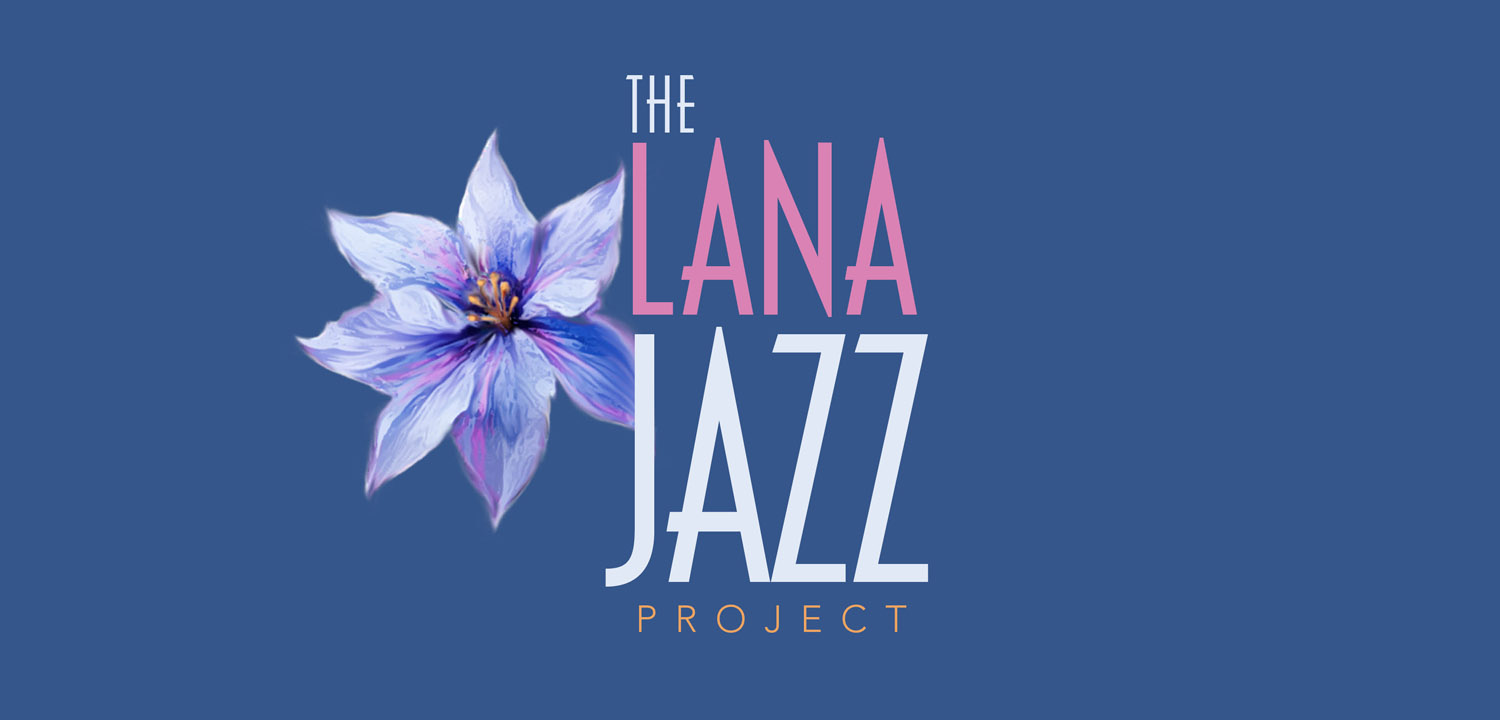 Lana Jazz Project logo with white flower